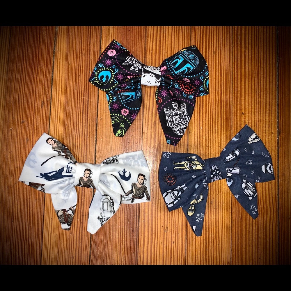 Handmade Star Wars Girls Hair Bow